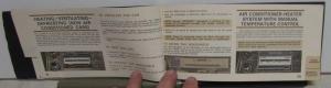 1968 Lincoln Continental Owners Manual Care & Operation Maintenance Original