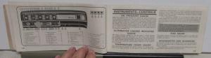 1970 Lincoln Continental Mark III Owners Manual Care & Operation Original