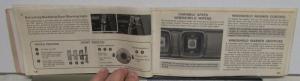 1970 Lincoln Continental Mark III Owners Manual Care & Operation Original