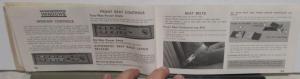 1970 Lincoln Continental Mark III Owners Manual Care & Operation Original