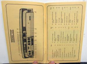 1972 Lincoln Continental Owners Manual Care & Operation Original