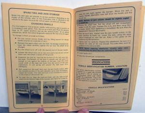 1972 Lincoln Continental Owners Manual Care & Operation Original