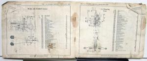 1922 Stearns Knight 4 Cylinder Cars Assembly Drawings & Price List of Parts Orig