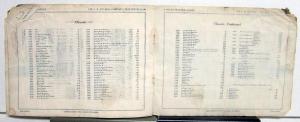 1922 Stearns Knight 4 Cylinder Cars Assembly Drawings & Price List of Parts Orig
