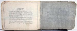 1922 Stearns Knight 4 Cylinder Cars Assembly Drawings & Price List of Parts Orig