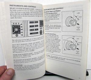1975 Lincoln Continental Mark IV Owners Manual Care & Operation Original