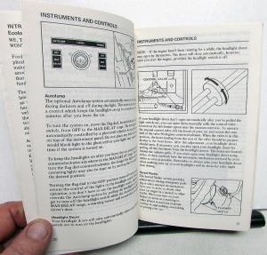 1975 Lincoln Continental Mark IV Owners Manual Care & Operation Original
