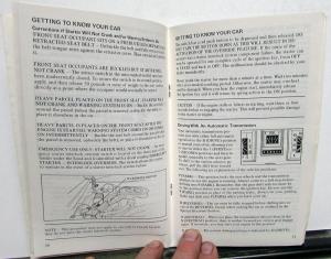 1975 Lincoln Continental Mark IV Owners Manual Care & Operation Original