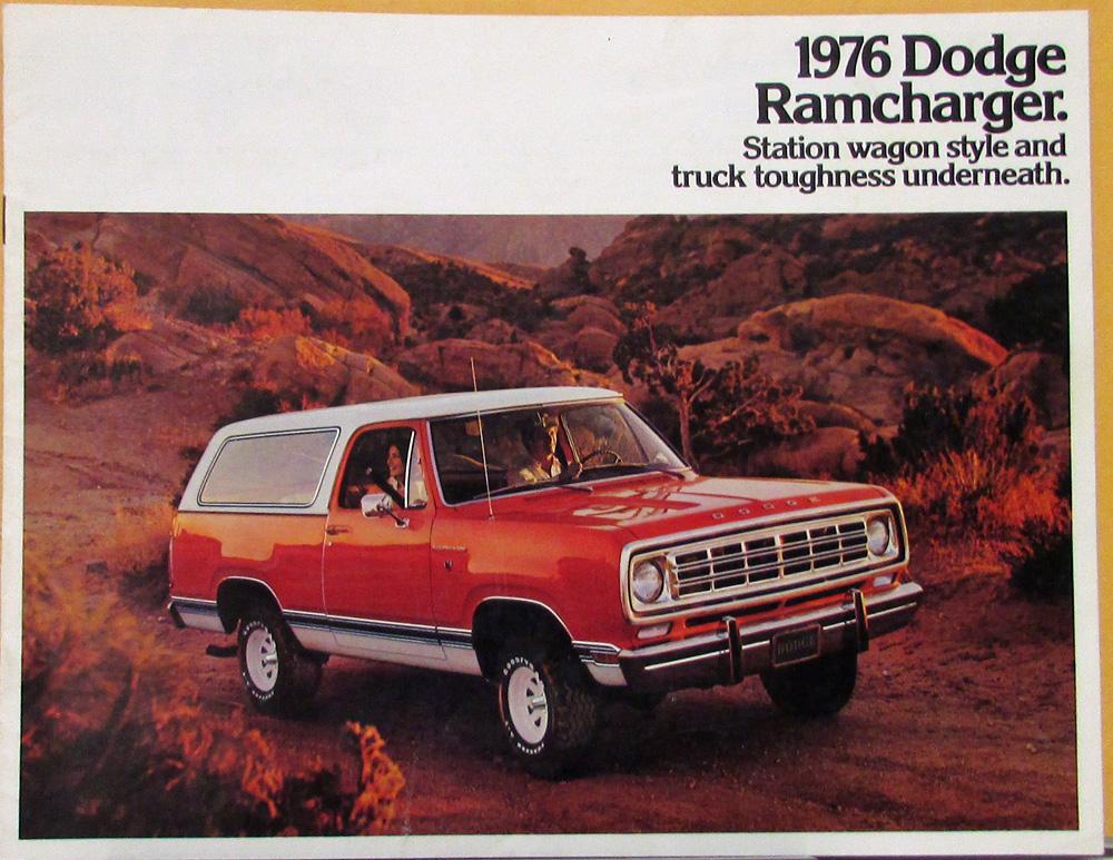1984 Dodge Ramcharger Original Canada Car Sales Brochure Folder