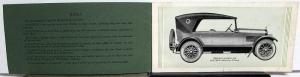 1921 Stephens Salient 6 Cars Touring Roadster Sedan Aircraft Top Sales Brochure