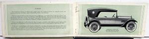 1921 Stephens Salient 6 Cars Touring Roadster Sedan Aircraft Top Sales Brochure