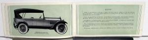 1921 Stephens Salient 6 Cars Touring Roadster Sedan Aircraft Top Sales Brochure