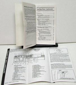 1990 Lincoln Continental Owners Manual Care & Operation Original