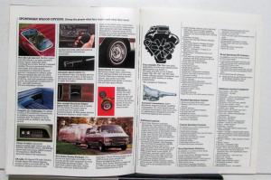 1978 Dodge Sportsman Wagons Maxiwagon B100 B200 B300 Sales Brochure Original