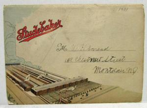 1921 Studebaker 6 Big Light Special Touring Landau Roadster Sale Brochure Mailer