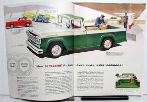 1958 Ford Trucks Full Line Sales Brochure Series F  T C P B Ranchero Courier