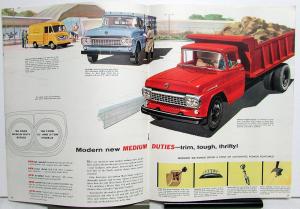 1958 Ford Trucks Full Line Sales Brochure Series F  T C P B Ranchero Courier