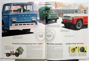 1958 Ford Trucks Full Line Sales Brochure Series F  T C P B Ranchero Courier