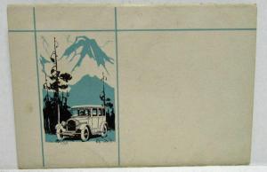 1925 Studebaker Six Big Special Standard Sales Mailer Brochure Original