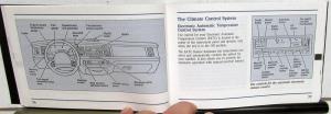 1996 Lincoln Town Car Owners Manual Care & Operation Original