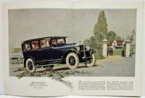 1925 Studebaker Big Six Sedan 5 Passenger Sales Invitation Brochure Original
