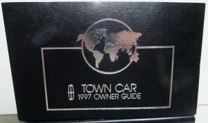 1997 Lincoln Town Car Owners Manual Care & Operation Instructions Original