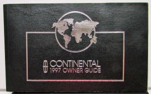 1997 Lincoln Continental Owners Manual Care & Operation Original