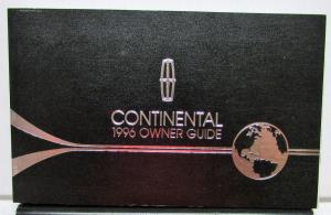 1996 Lincoln Continental Owners Manual Care & Operation Original
