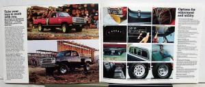 1979 Dodge Power Wagons Trucks W150 200 300 400 Color Sales Brochure Original