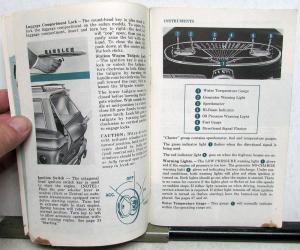 1962 AMC Rambler American Owners Manual Care & Operation Orig W/Radio Pamphlet