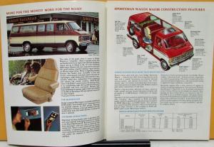 1980 Dodge Sportsman Wagons Maxiwagon CANADIAN Color Sales Folder Original