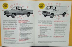 1981 Dodge Special Value Trucks Vans CANADIAN Sales Folder Original