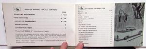 1967 AMC Rambler Rebel Owners Manual Care & Operation Original