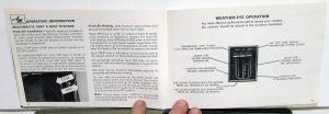 1967 AMC Rambler Rebel Owners Manual Care & Operation Original