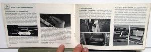 1968 AMC Rebel Owners Manual Care & Operation Original