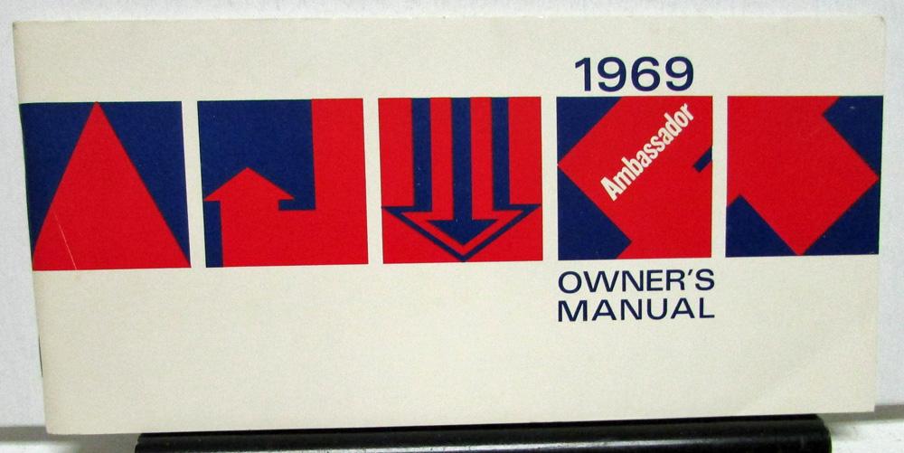 1969 AMC Ambassador Owners Manual Care & Operation Original