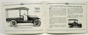 1923 Chevrolet for Economical Transportation Commercial Cars Sales Brochure