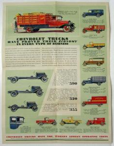 1931 Chevrolet for Economical Transportation Sales Mailer Folder
