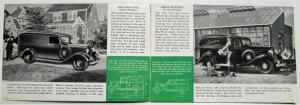 1934 Chevrolet Trucks Sales Brochure Green on Cover