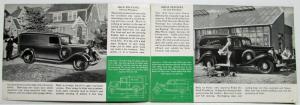 1934 Chevrolet Trucks Sales Brochure Green on Cover