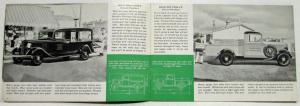 1934 Chevrolet Trucks Sales Brochure Green on Cover