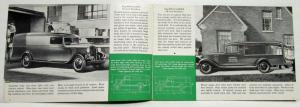 1934 Chevrolet Trucks Sales Brochure Green on Cover