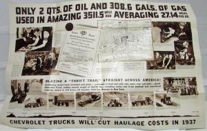 1937 Chevrolet Truck AAA Coast to Coast Sales Folder