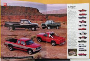 1993 Dodge Trucks RAM 50 Ramcharger Pickkup Color Sales Brochure CANADIAN
