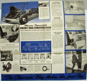 1941 Chevrolet Dubl Duti Truck Getting More with Less Sales Folder