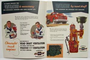 1947 Chevrolet Truck Ventilation is Important Sales Mailer Folder