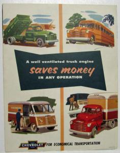 1947 Chevrolet Truck Ventilation is Important Sales Mailer Folder