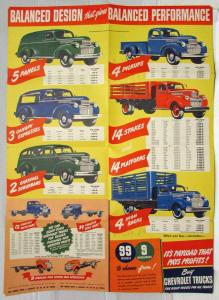 1947 Chevrolet Truck Successful Operation Sales Mailer COE Panel Pickup