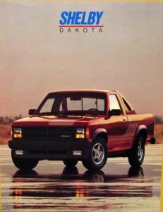 1998 Dodge Shelby Dakota Pickup Truck Sales Data Sheet Original