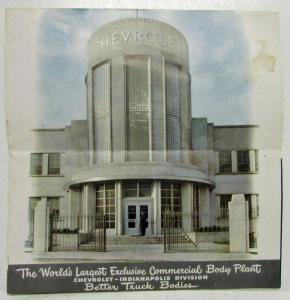 1948 Chevrolet Truck Mailer You Made It Possible Sales Brochure